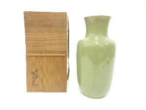 作家物　青磁　花瓶